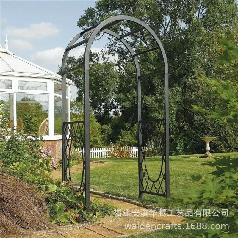 Climbing vine trellis European style grid climbing arch garden rose stand climbing plant