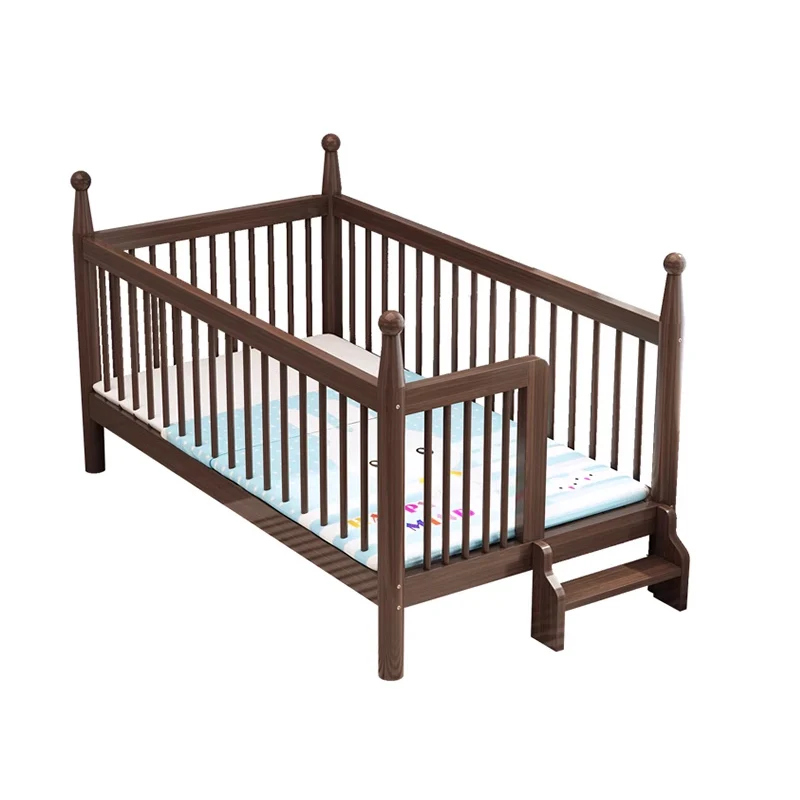 

Solid wood splicing bed Children's extra bed, bed splicing, seamless splicing queen bed heightening
