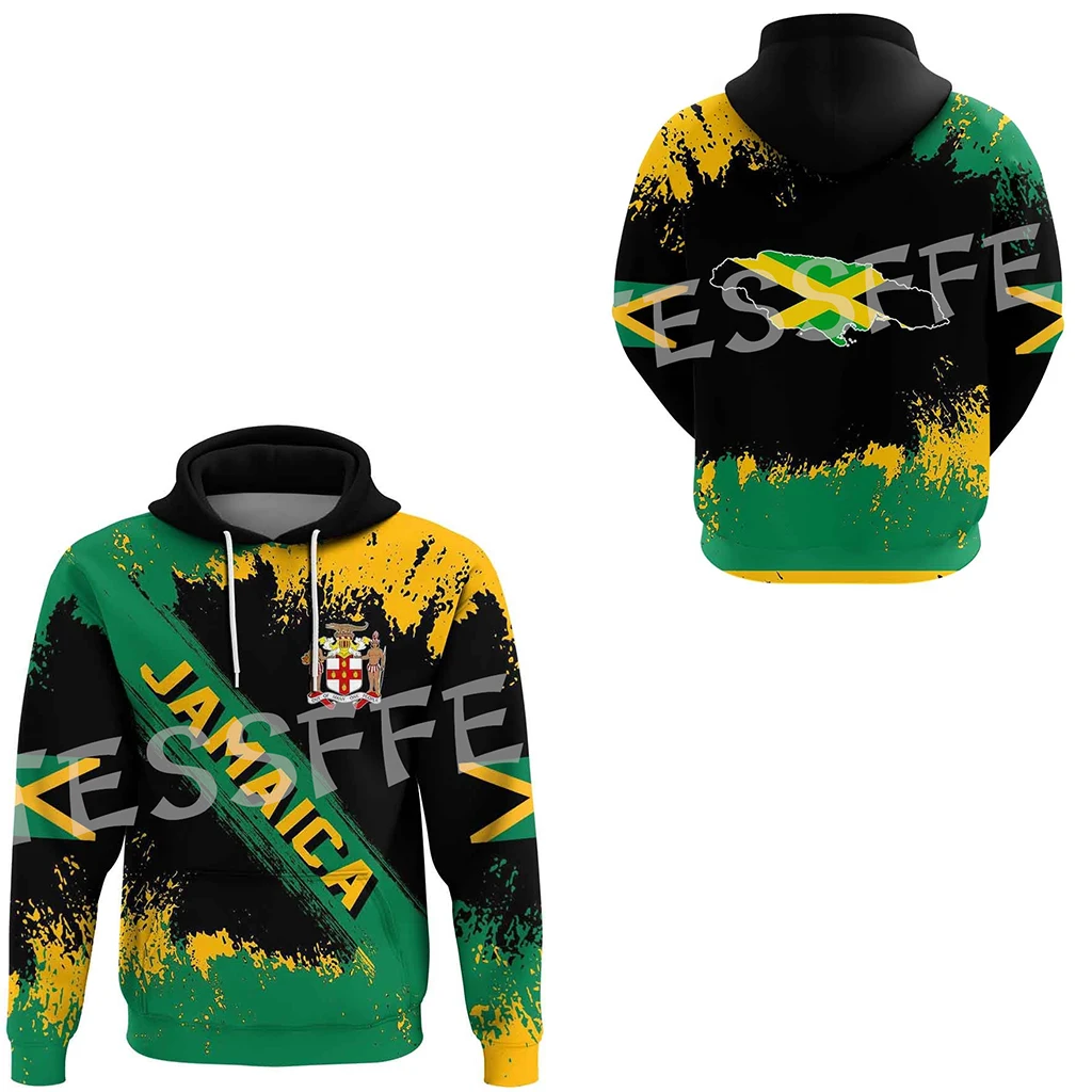 

Reggae Jamaica Country Flag Lion Tattoo Tribe Retro Tracksuit Harajuku 3DPrint Streetwear Pullover Casual Funny Jacket Hoodies 1