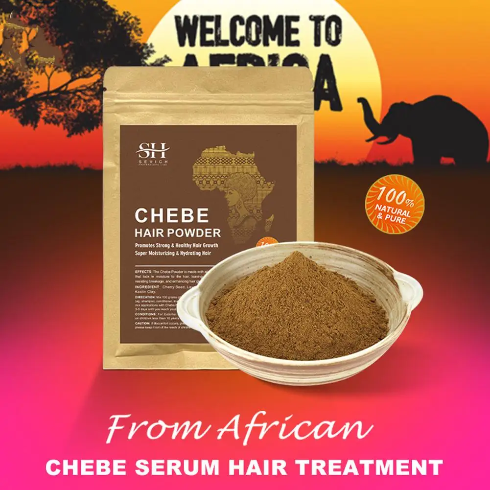 

New 100g Chebe Powder Africa Women Traction Alopecia Of Spray Treatment Treatment Get Rid Men Loss Wig Hair Oil L7T9