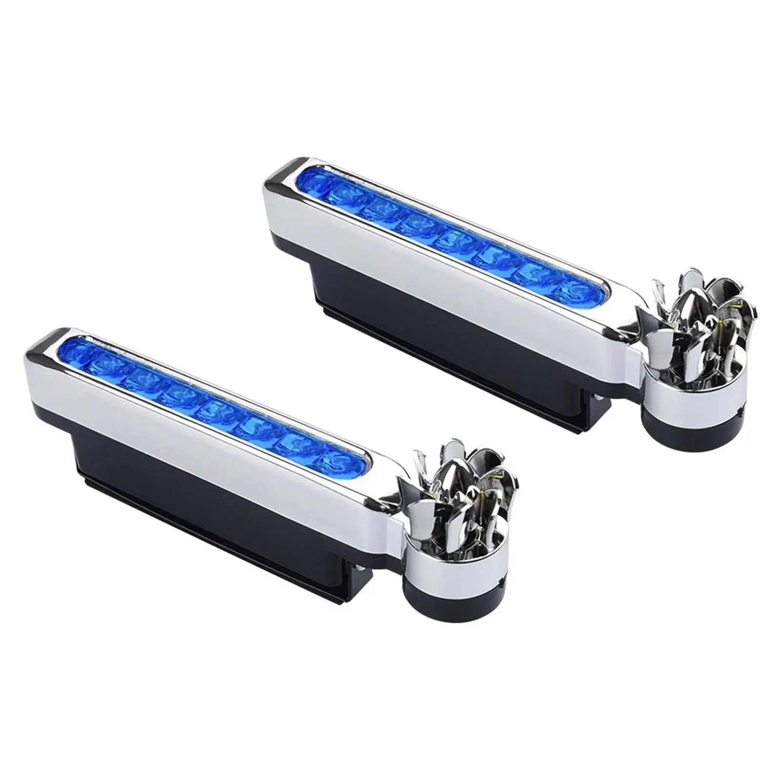 Carro Wind Energy Powered Daytime Running Light, Lâmpada para veículo, 2x