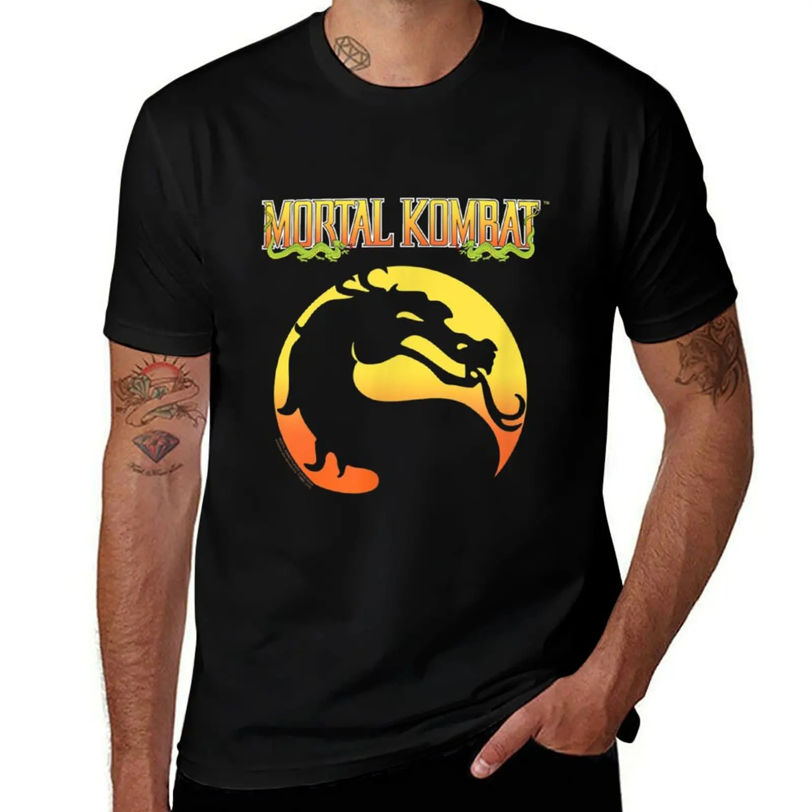 

Mortal Kombat Klassic Logo T-Shirt Quick Dry Sports Short Sleeve Tee