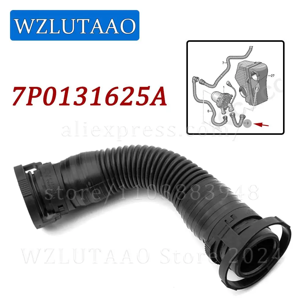 

Secondary Air Injection Pump Connecting Hose 7P0131625,7P0131625A,95811321210 For VW Touareg Porsche Cayenne 3.0L 2011-2018