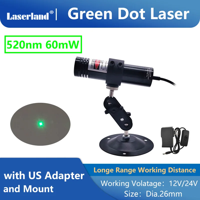 24V Rode Lijn Laser Module Houtbewerking Steen Zagerij Machine Positionering Puntzoeker