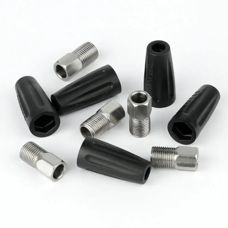 جوفاء بولت M8 الموضوع للدراجات الصحن الهيدروليكي الفرامل إبرة حلقات الزيتون الربط ، اختياري هلام المطاط كم غطاء BH59 BH90