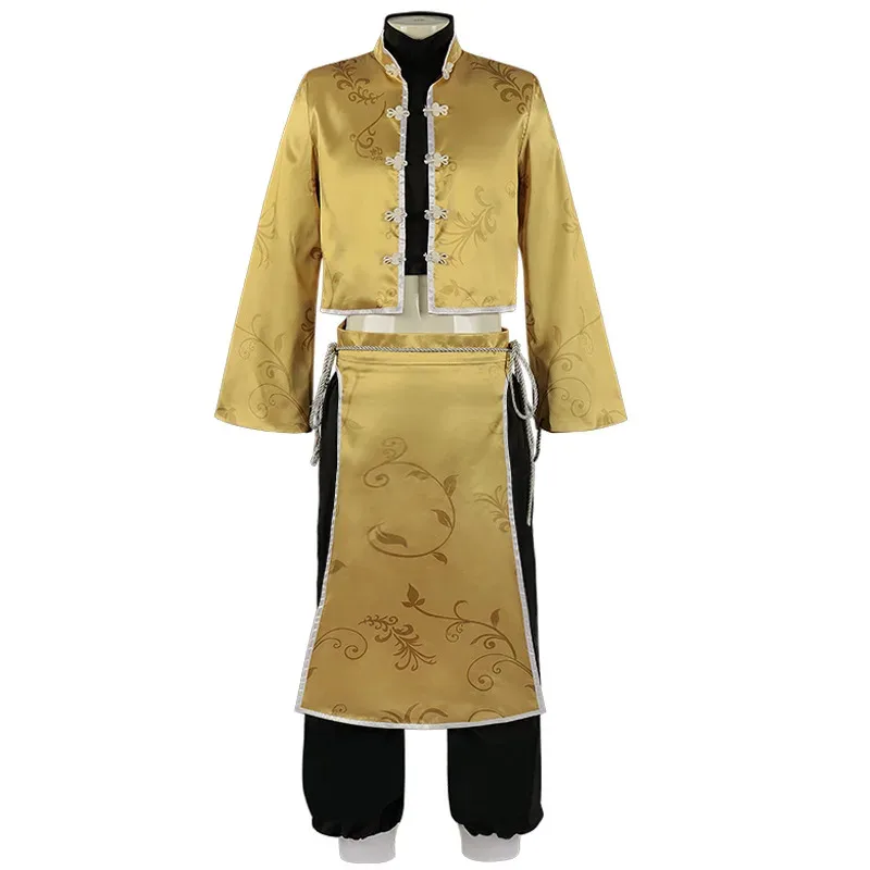 2025 New Anime Blue Lock Bachira Chinese Ancient Kung Fu Tang Suit BLUELOCK Cosplay Costume Wig Gift Out