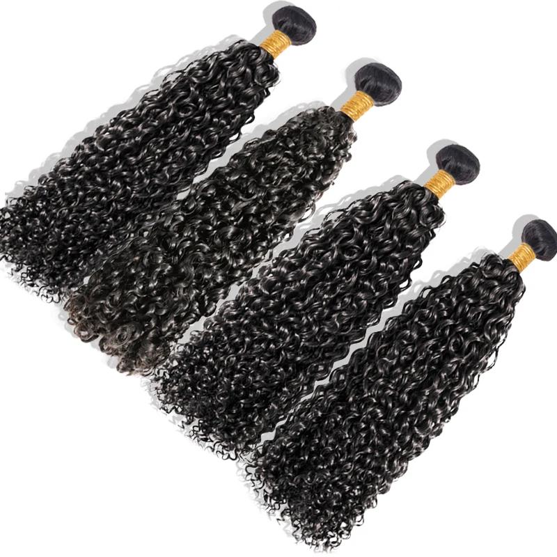 Mechones rizados brasileños, extensiones de cabello humano para rizos franceses, cabello virgen vietnamita crudo, peruano y birmano