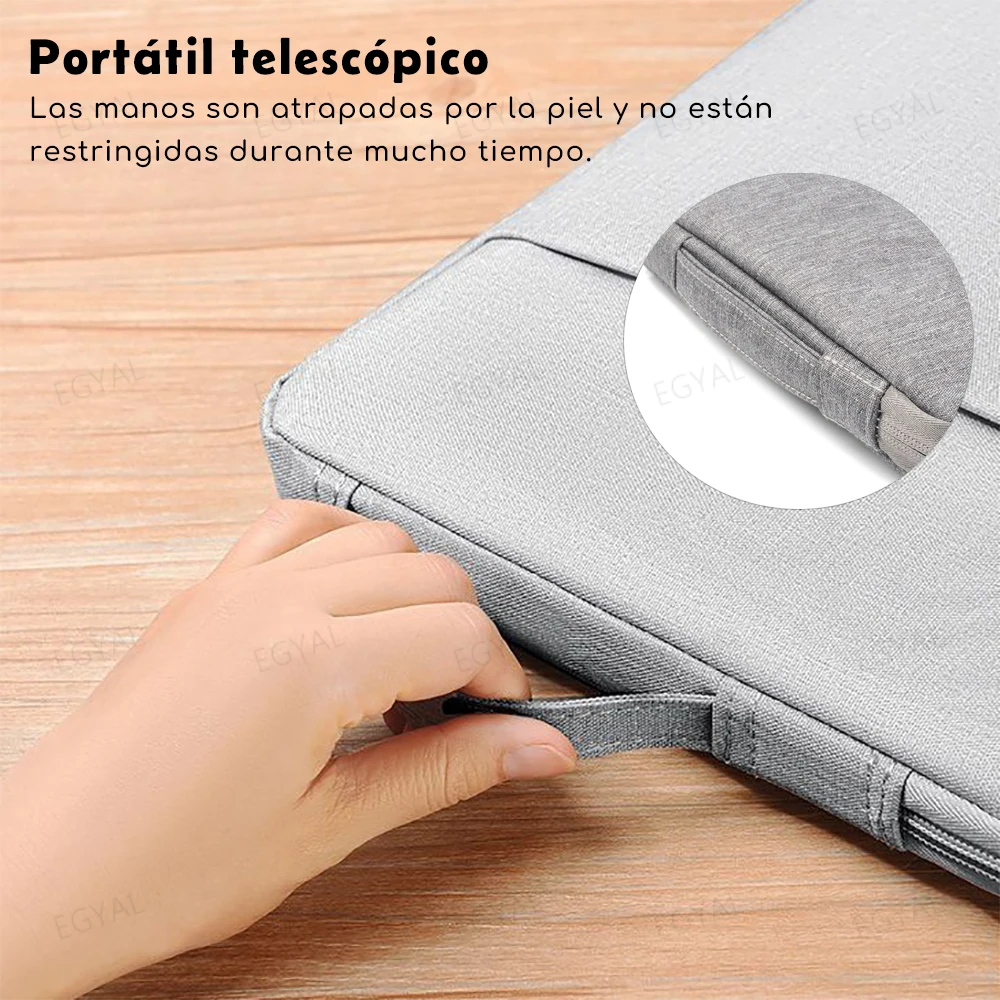 Imagen 6: Funda para ordenador portátil de 13 pulgadas, 14 pulgadas, 15,6 pulgadas y 17 pulgadas para lenovo, Macbook, XiaoMi, HuaWei, ASUS, Acer, HP, superficie, bolsa para portátil, bolsas de mano