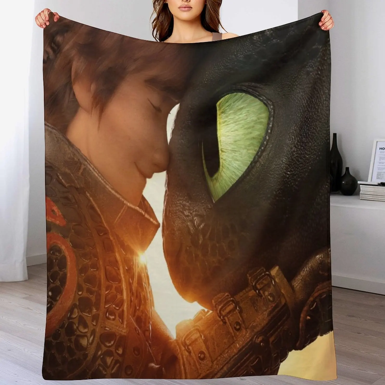 

How to Train Your Dragon 3 Throw Blanket Thins Summer Beddings Furry for sofa Blankets