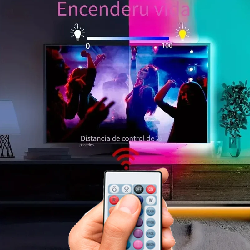 12v 4pin Rgb Lighting Controller Rgb LED Lights Controller Mini Receiver Smart Controller 24key Remote Led Controller