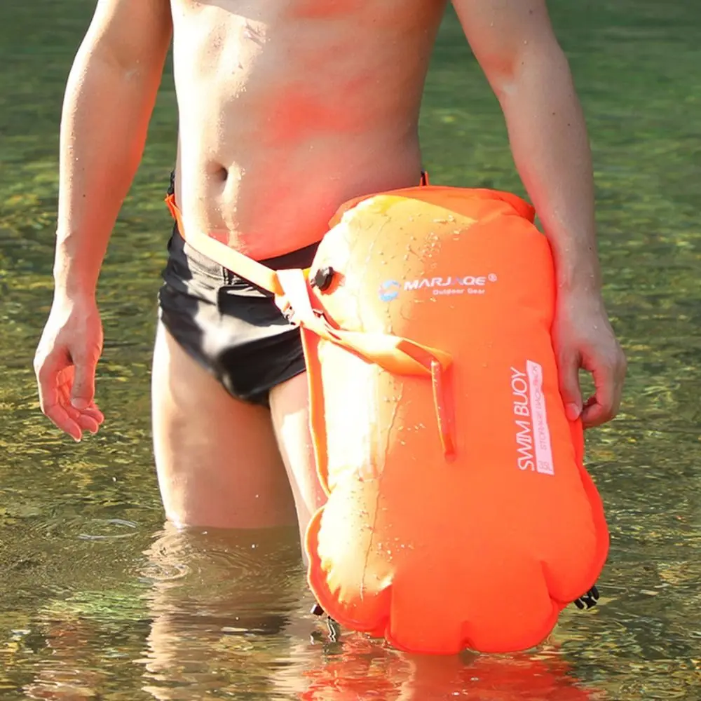 Rafting Drift Buoy Buoyancy Bag Thickened Multifunctional Backpack Swimming Bag Float with Belt Swimming Buoy Bag Camping