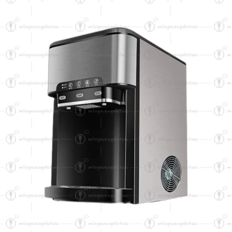 Ice Making Water Dispenser, Cold Water Hot Water Ice Cube Ice Machine in One