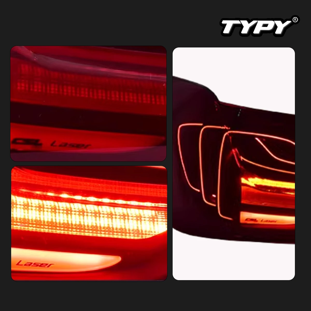 TYPY luces de coche para BMW Serie 3 G20 luz trasera 2020-2023 proyector LED lámpara trasera luz de circulación diurna accesorios automotrices