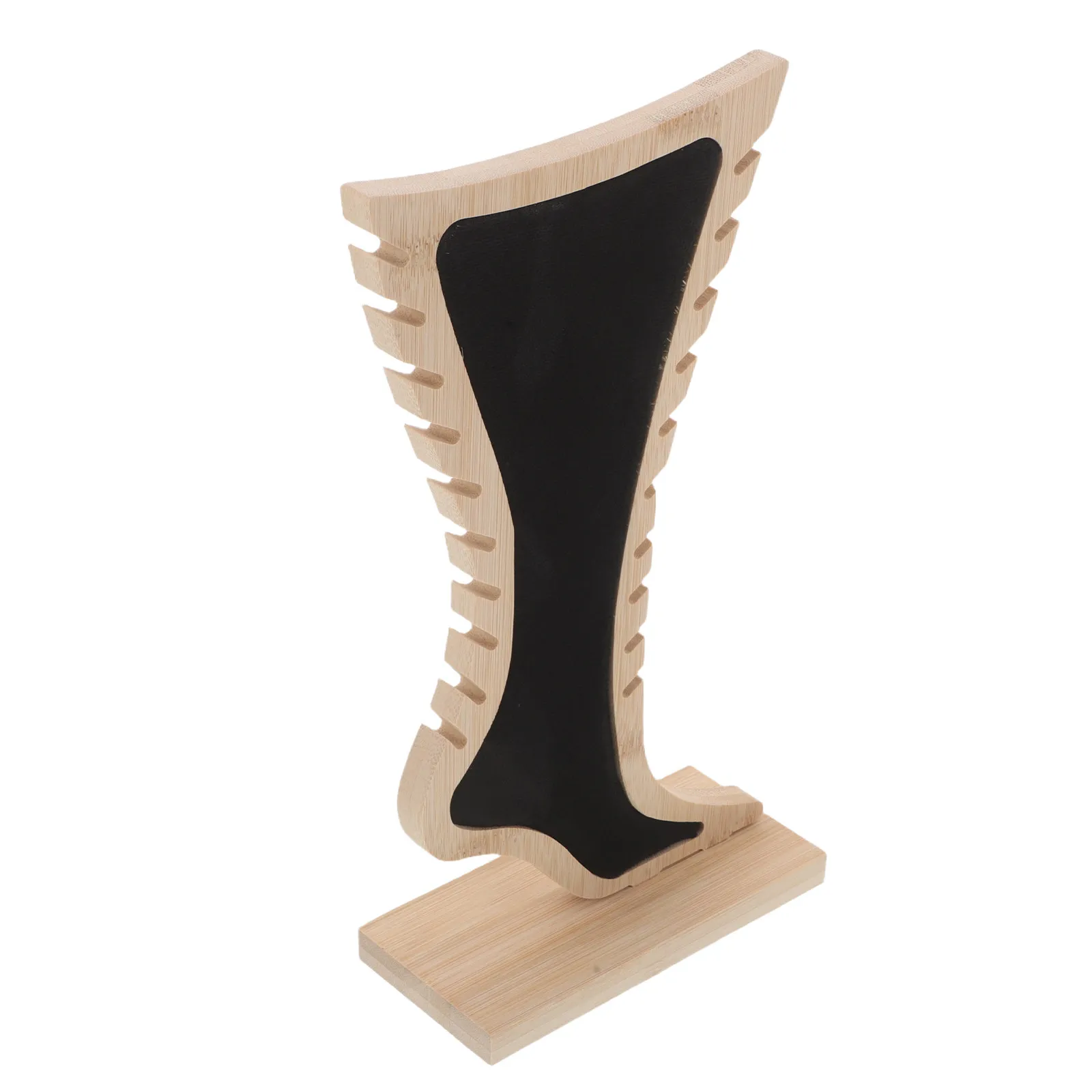 

Бежевая подставка для украшений в форме стопы из массива дерева, органайзер для браслетов, надежное и аккуратное хранение для туалетного столика, домашнего декора, для продавцов и рынковых прилавков