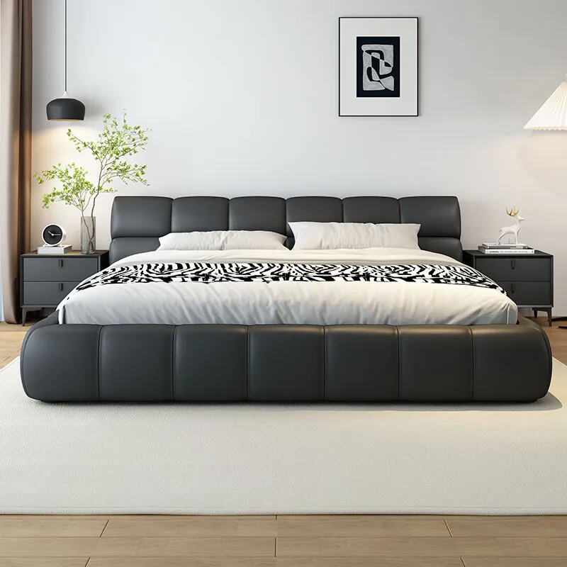 Storage Space Bed Girls Sleeping Wooden Lounge Double Bed Modern Luxury Upholstery Meuble De Chambre Furnitures