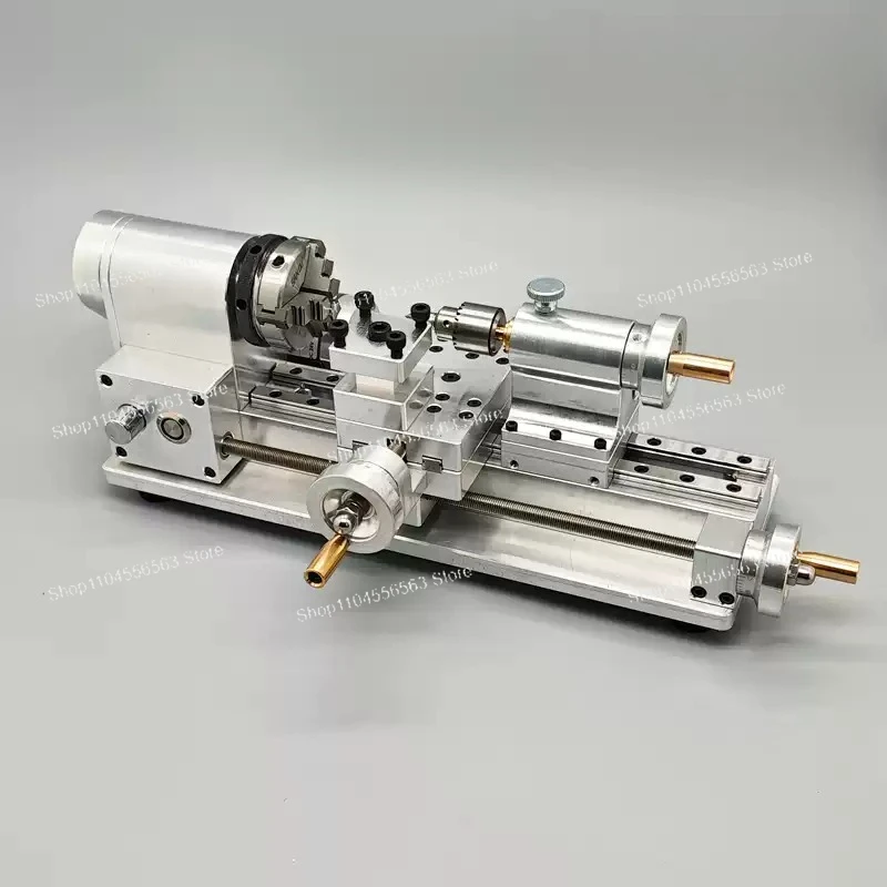 DIY Mini Lathe Small Desktop-Grade Turning Model Scientific Experiment