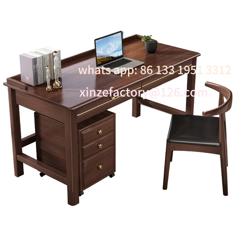 

Bookcase all-in-one student light luxury modern home high school student study table bedroom desk