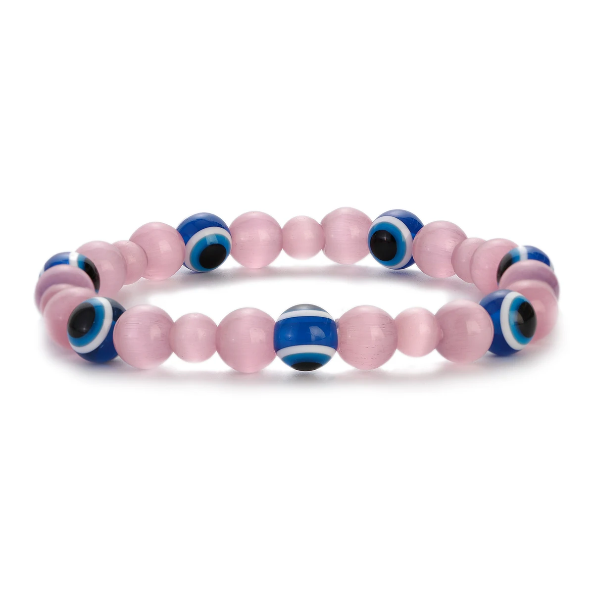 Pulsera de mal de ojo para hombres y mujeres, pulsera de malaquita de piedra Natural, ágata, Ojo de Tigre, accesorios de joyería de tendencia, regalo de pareja, nuevo