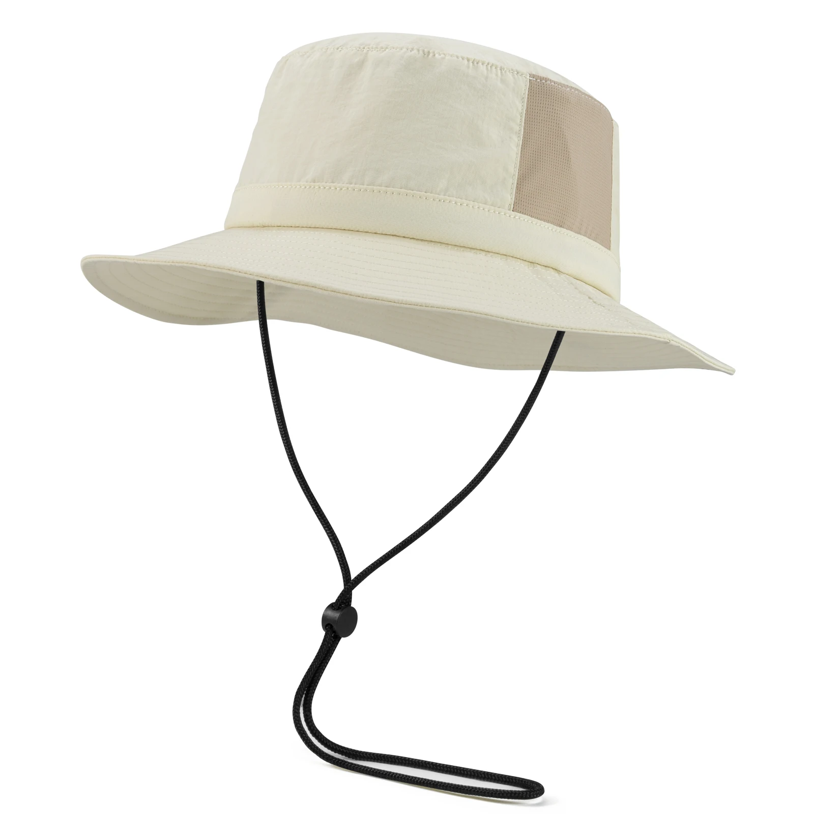 Unisex Bucket Hats for Women Men Breathable Sun Protection Wide Brim Fishing & Beach Hats with Chin Straps FC362