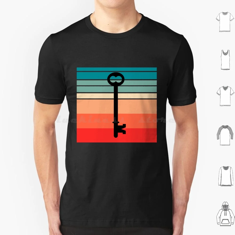 Camiseta Retro con llave 6xl, camiseta fresca de algodón, tinte Tiedye Hippies Shibori teñido, tinte de corbata, Hipsters líquidos atados Frax, estética Bohemia
