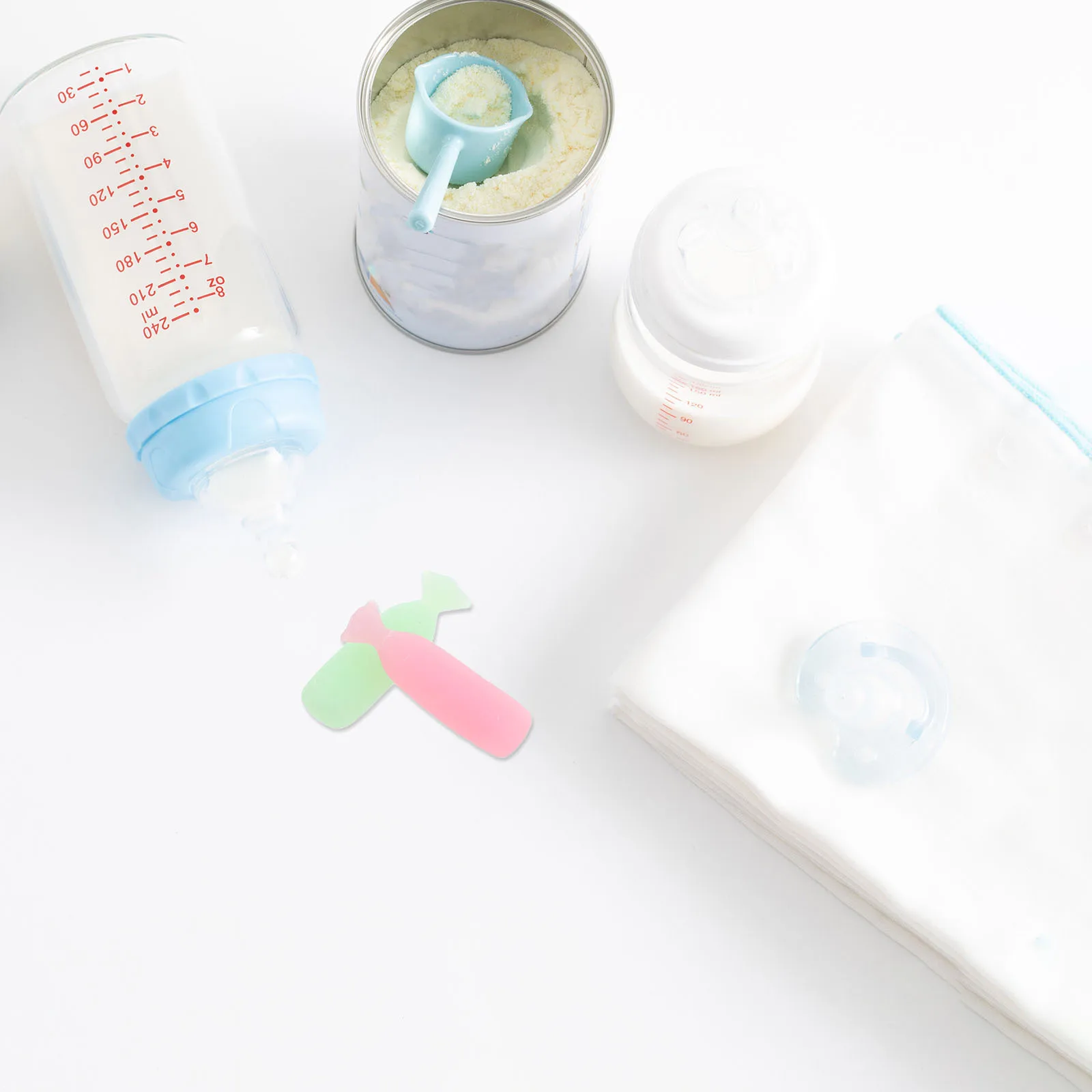 

2pcs Bite Correction Chewies Soft Gum Picks For Teeth Alignment Braces Retainer Accessories Baby Teething Relief Tool