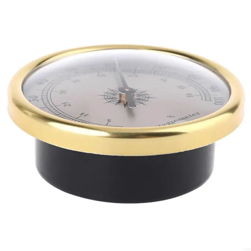 Y55E 72 mm Thermomètre en surface Hygromètre Humidité Humidité Gauge sans batterie nécessaire