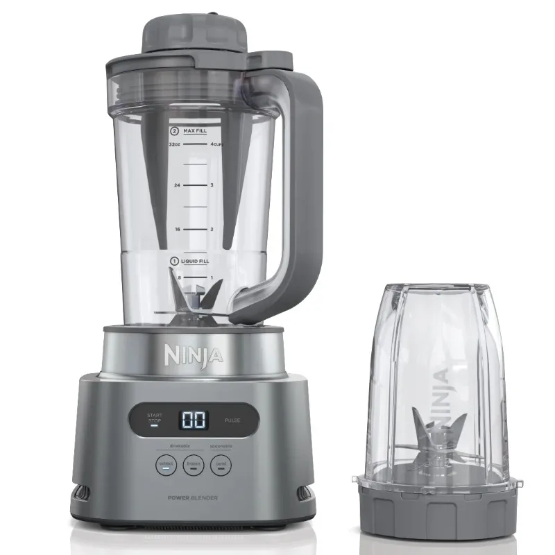 

Ninja Twisti, High-Speed Blender Duo 3 Preset Auto-iQ Programs, 34 oz. Pitcher Capacity, SS150