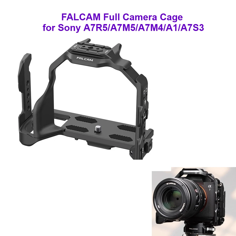 FALCAM F22/F38/F50 Quick Realease Full Camera Cage for Sony A7M4/A1/A7R V/A7 IV/A7R5-C00B3605