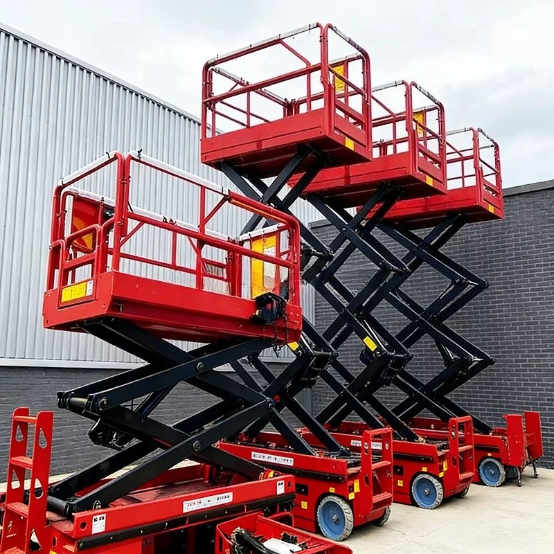 Scissor Lift Platform Hydraulic 8m 10m 12m 14m Ladder Lift Best Price Scissors Lift