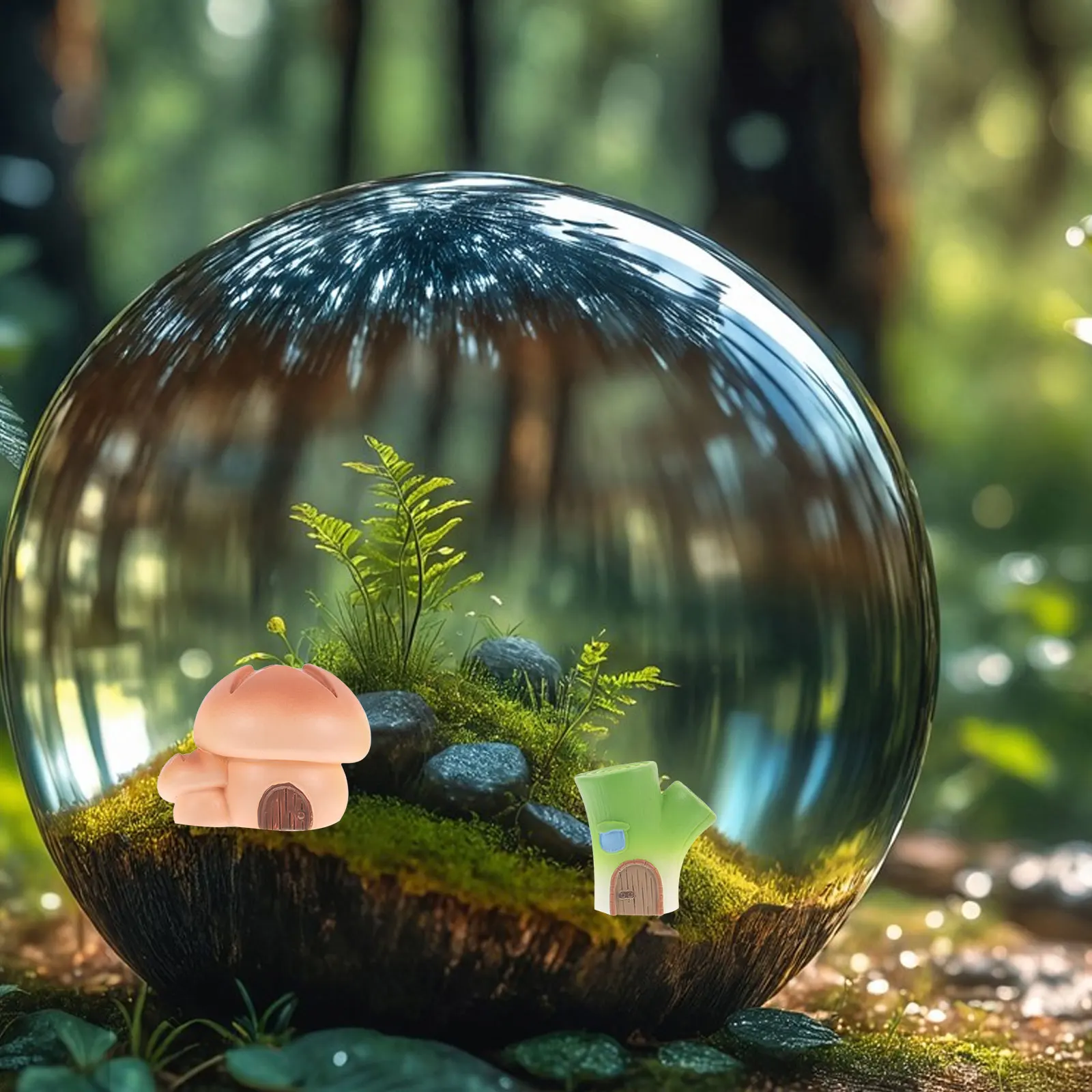

6 Pcs Mini Resin Decor for Terrarium Garden Landscaping Aquarium Fish Tank Accessories Reptile Ornament Craft