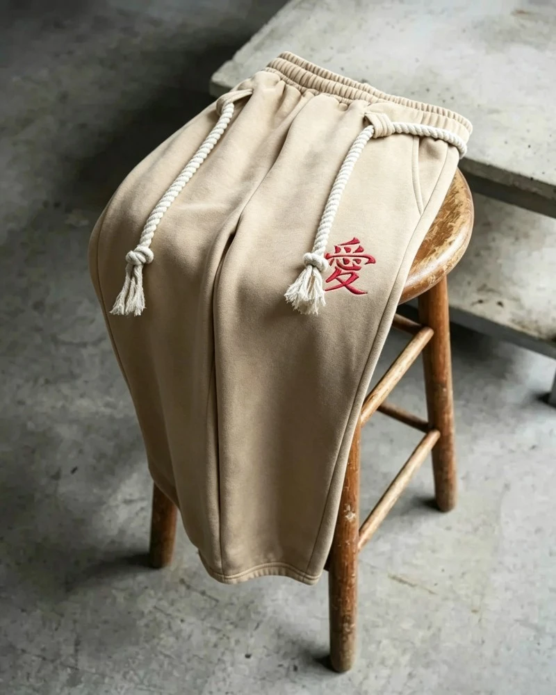 Pantalones Y2K detalle pierna