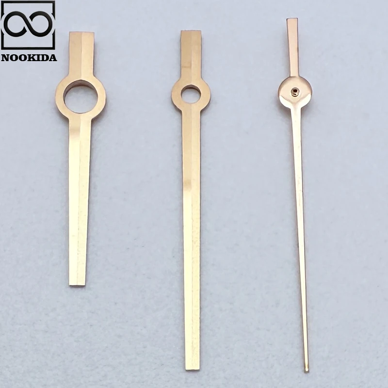 NOOKIDA Watch Hands High Quality Watch Accessories for NH35/NH36/4R/7S Movement No Luminous Silver Gold Rose Gold
