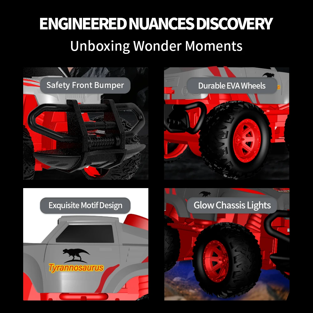 Y13 子供用リモコンカー シミュレーション 2.4G クールな登坂オフロード車 RCレーシングカー キッズ クリスマスプレゼント