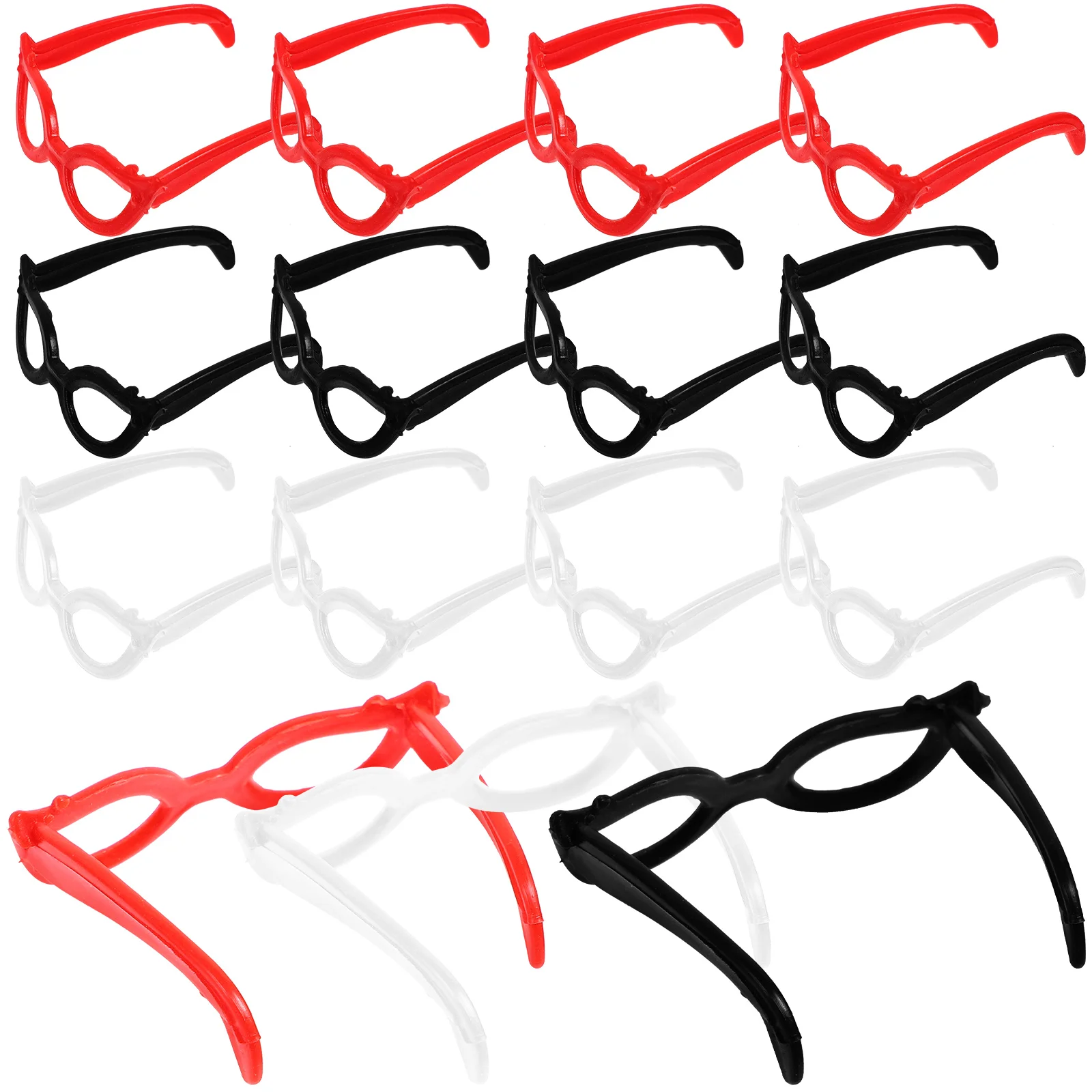 

60 Pcs Vintage Dolls Mini Glasses Baby Prop Sunglasses Accessories for Eyeglasses