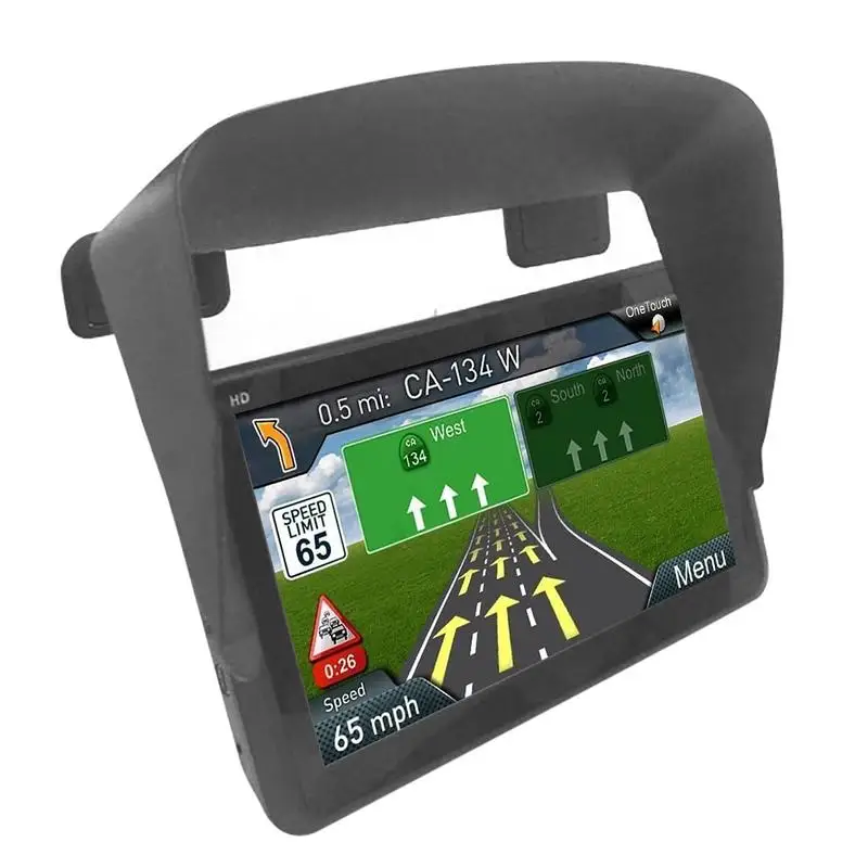 

Portable Anti Glare GPS Sun Shade Cover For 6 And 7 Inches GPS Navigator Sunshade Visor Automotive Interior Supplies Dropshiping