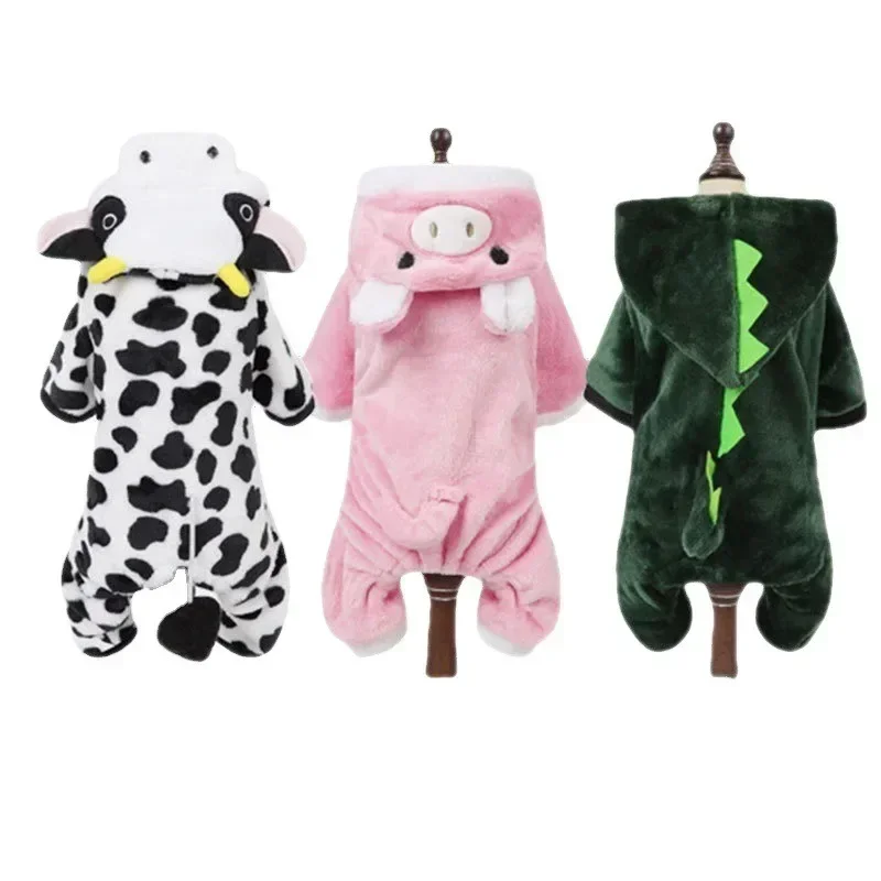 Soft Warm Fleece Pet Jumpsuits 6