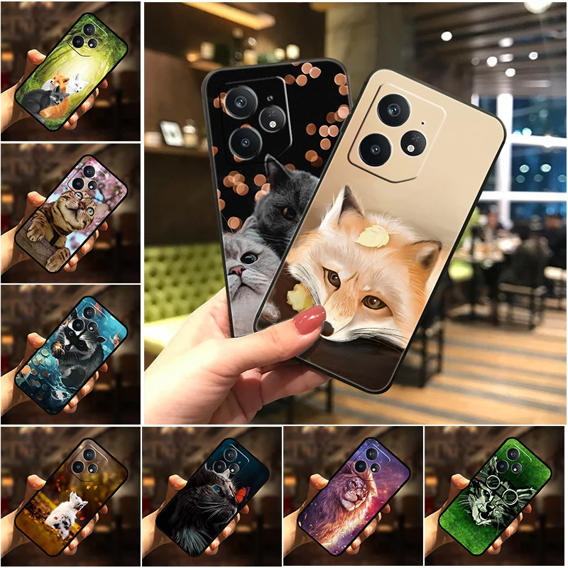 For Realme Neo7 Cases Neo6 Neo5 SE 240W 5G GT Neo3 2 Cartoon Painted Soft Silicon Phone Case for Realme Neo6 SE TPU Para Coques