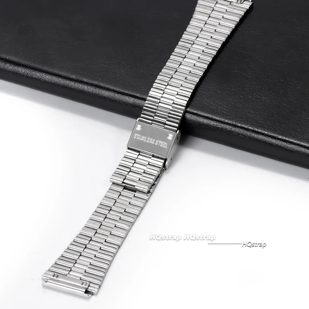 18mm 20mm Vintage Stainless Steel Watchband for Casio AE1200/1300 F84 F105/108/A158/168 F91W SGW400 Metal Wristband Bracelet