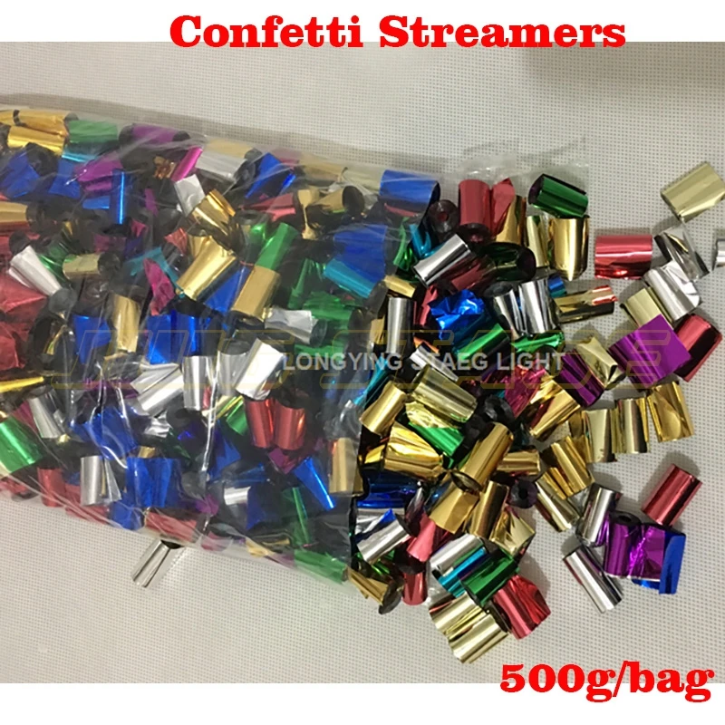 500g/1kg Stage Light  Bulk GOLD SILVER PET Confetti Paper Confetti for Confetti Machine WeddingStage Festival New Year Event