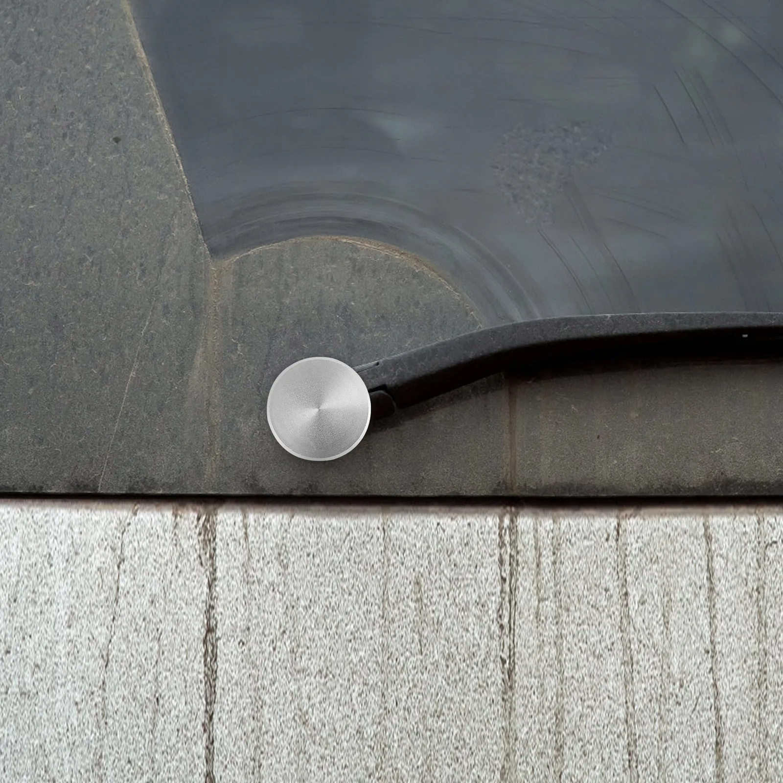 

Wiper Arm Blocking Cover Car Plug Dust Cap Accessories Rear Cap. Protective Aluminum Hole