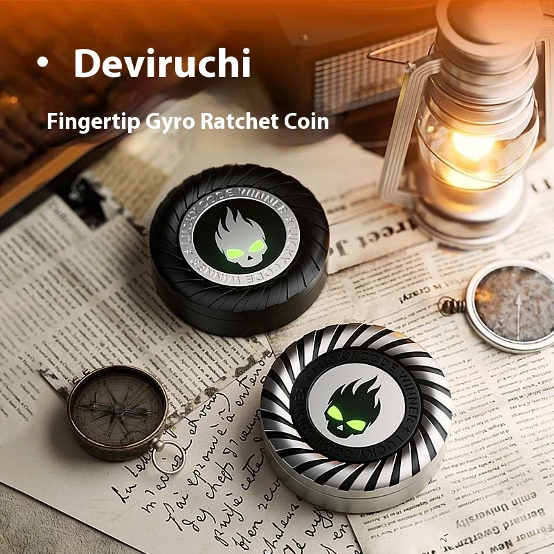 

Металлический люминесцентный Спиннер, игрушка Devilish, дизайн, снятие стресса, мини-гироскоп, ночное свечение, редуктор давления, игрушка EDC