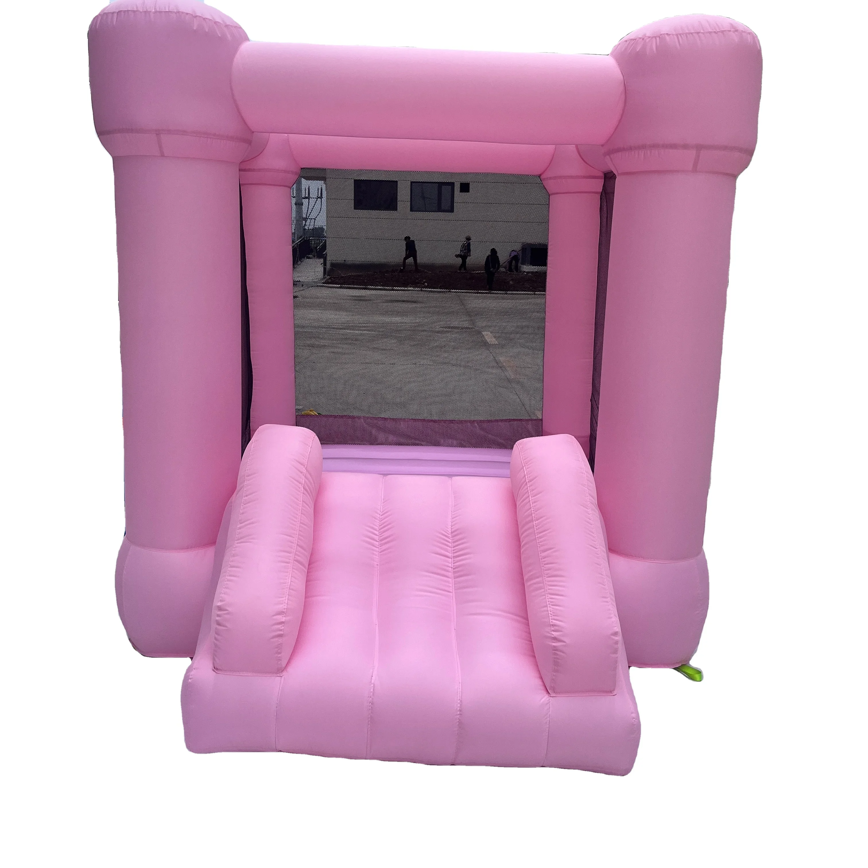 

Mini Pink Inflatable Bounce Castle Bouncy Jump House Indoor Outdoor for Wedding with Inflatable Slide