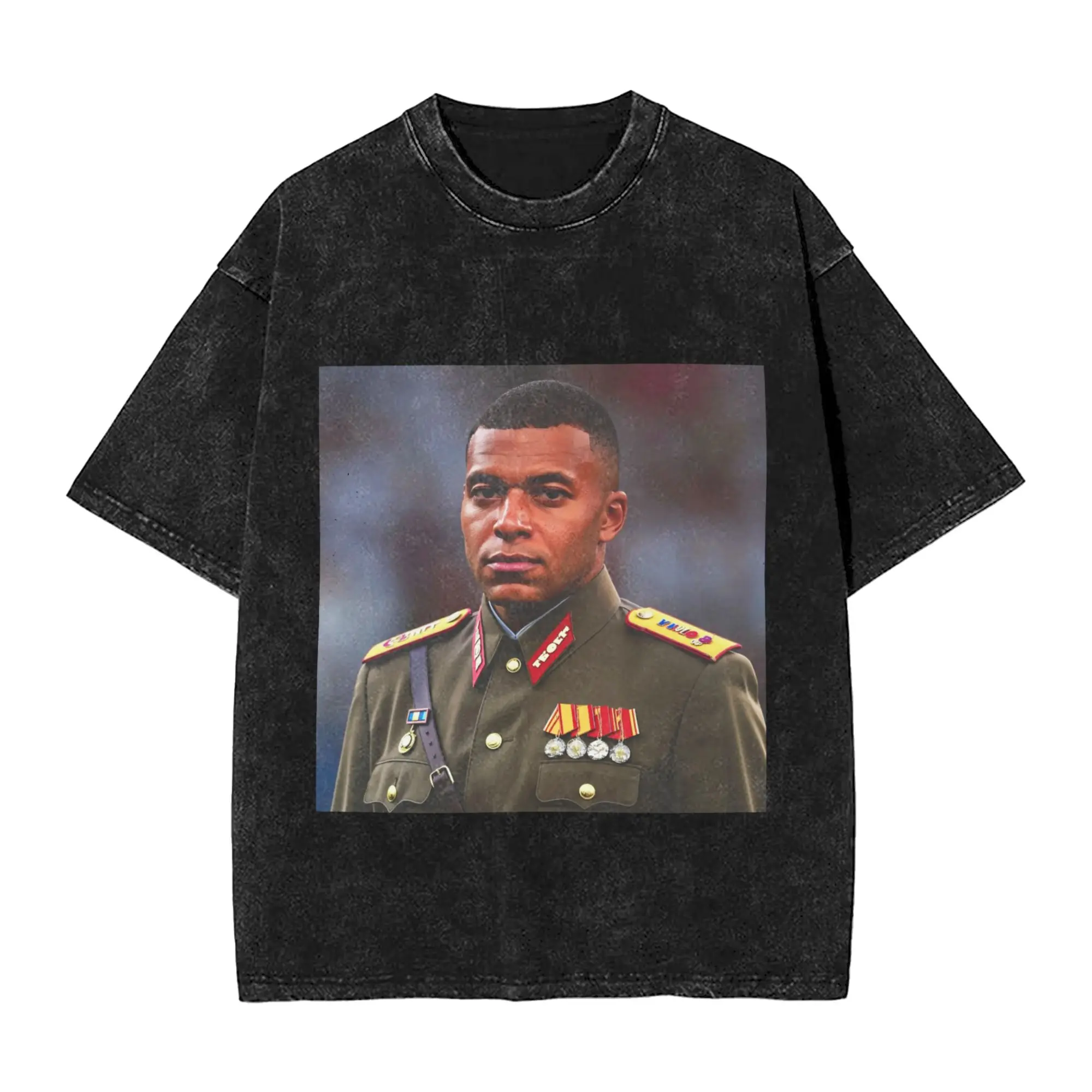 Men Kylian Mbappe Dictador Meme T-Shirts  Top Tees Beach Vintage Short-Sleeved T Shirt O Neck Fashion Casual Tee Shirt Hot
