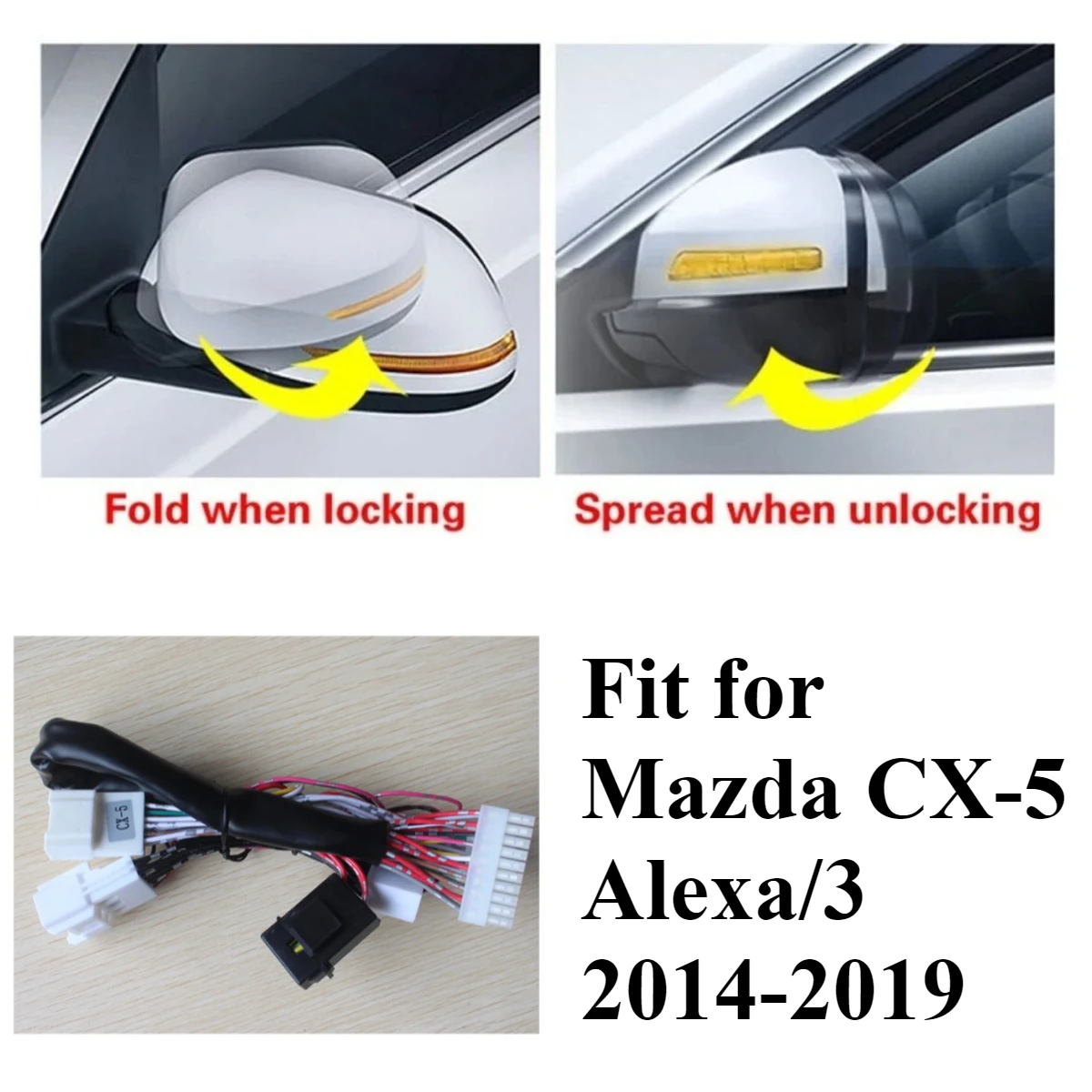 

Интеллектуальный оконный доводчик, автоматический оконный доводчик, зеркала складывания для Mazda CX-5 Atenza с 4-мя автоматическими окнами, пульт дистанционного управления