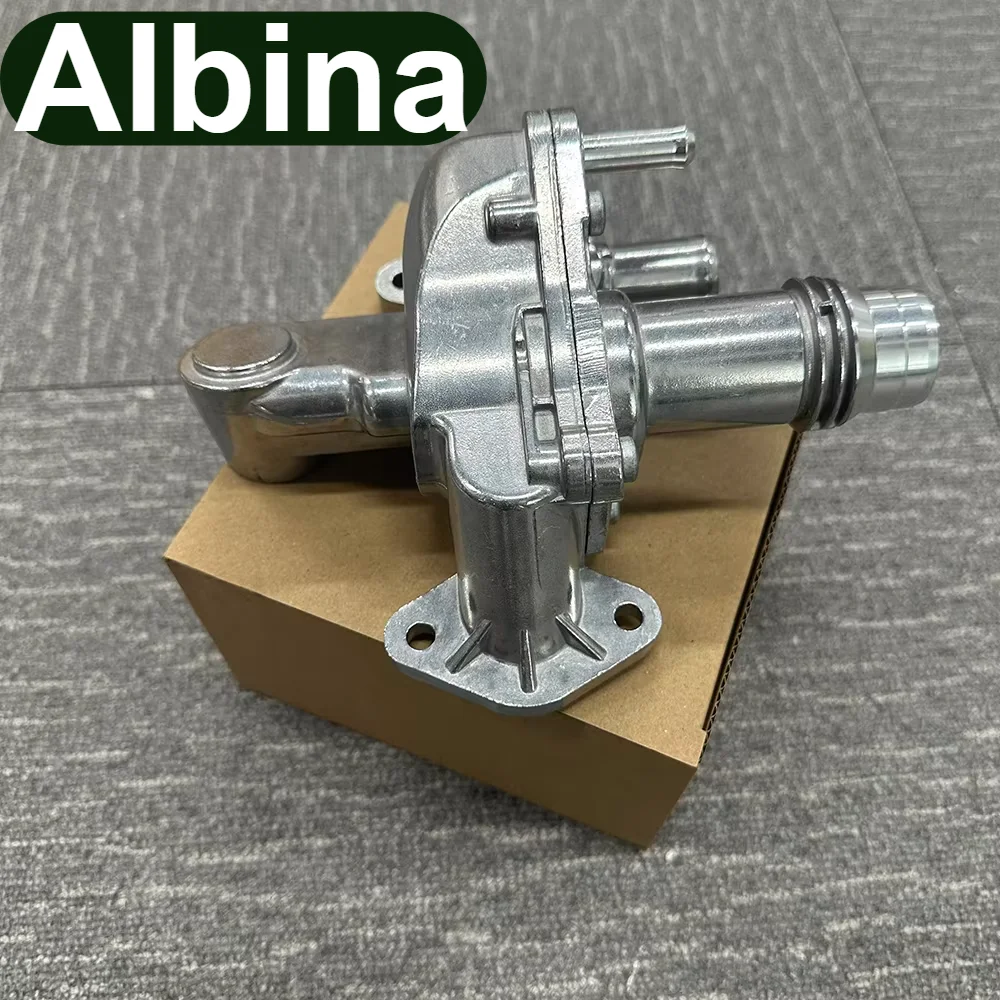 LR073372 Aluminum Thermostat Housing Water Outlet For Land Rover Discovery 3 4 Range Rover Sport 2.7 3.0 TDV6 Diesel