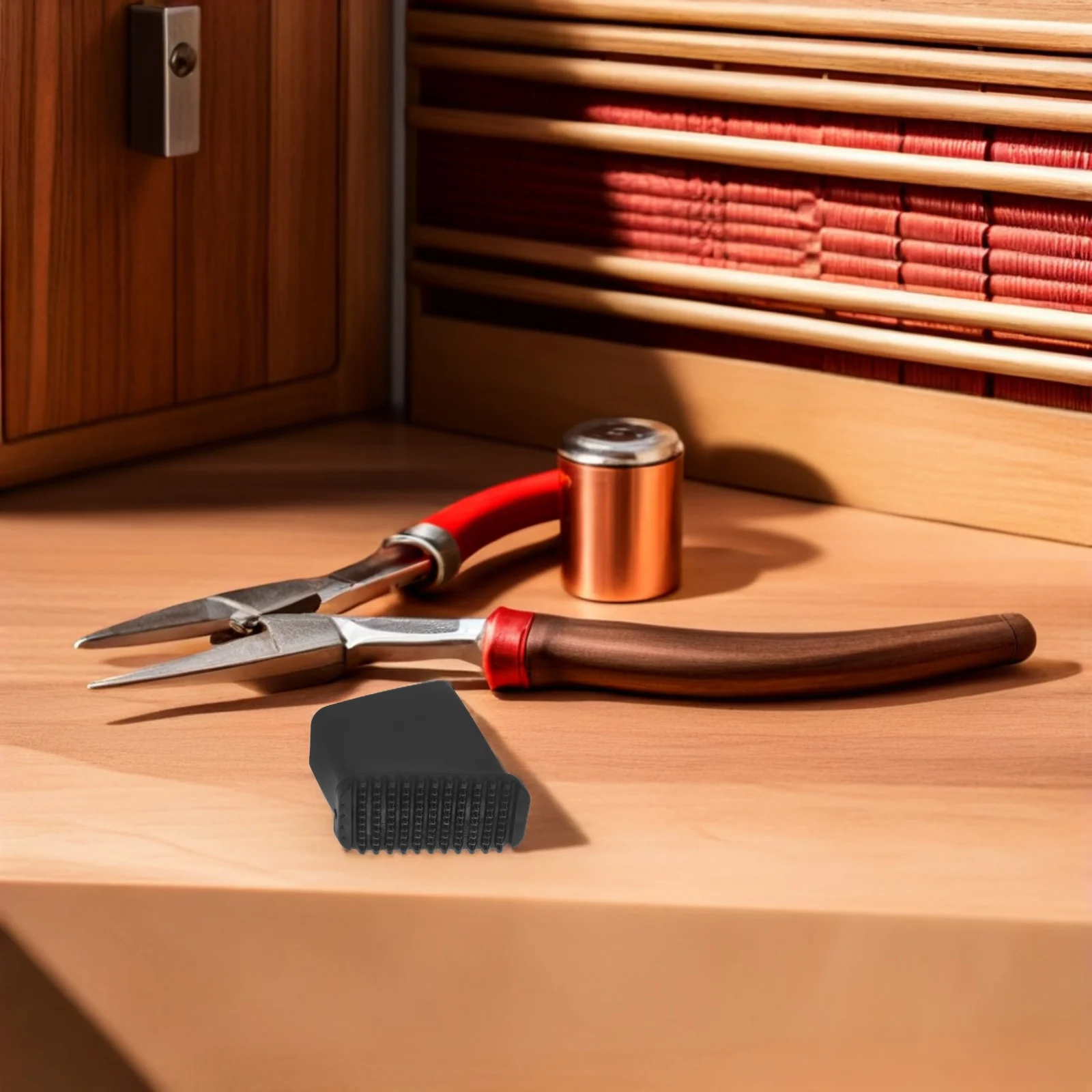 4 قطعة منصات الدرج المضادة للانزلاق البلاستيك سلم قدم استبدال يغطي للطي تمديد خطوة سلالم عدم الانزلاق #4