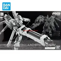 In stock Bandai Gundam Model Kit RG 1/144 Hy-V Gunadm Action Character Kids Gift