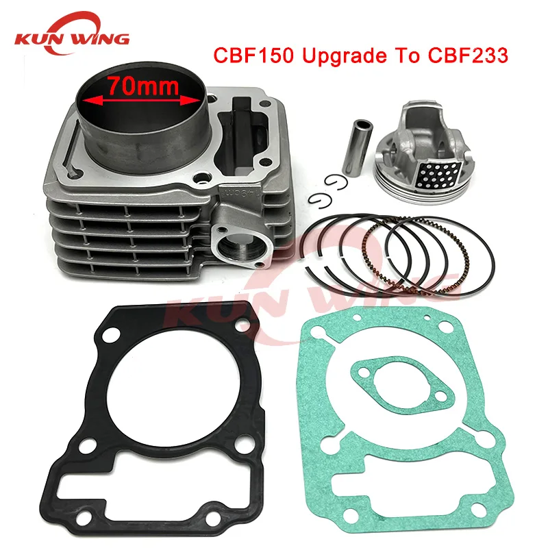 233cc 70MM Big Bore Cylinder Kits for Honda XR150 XR 150 CBF150 CRF150F Modified Upgrade To CBF233 Motorcycle