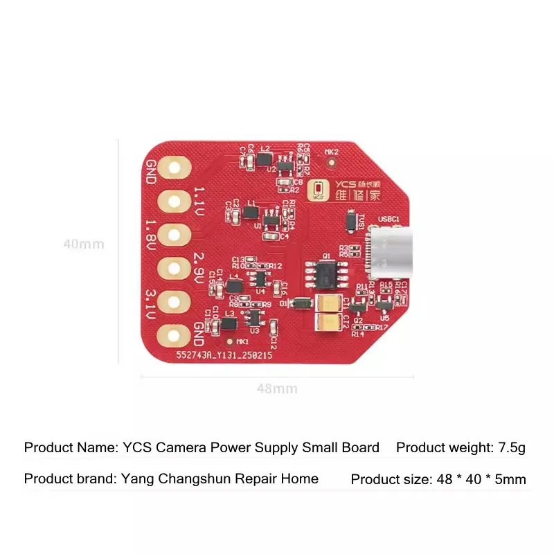 YCS Repairman  Camera Power Supply Board Repair Tool