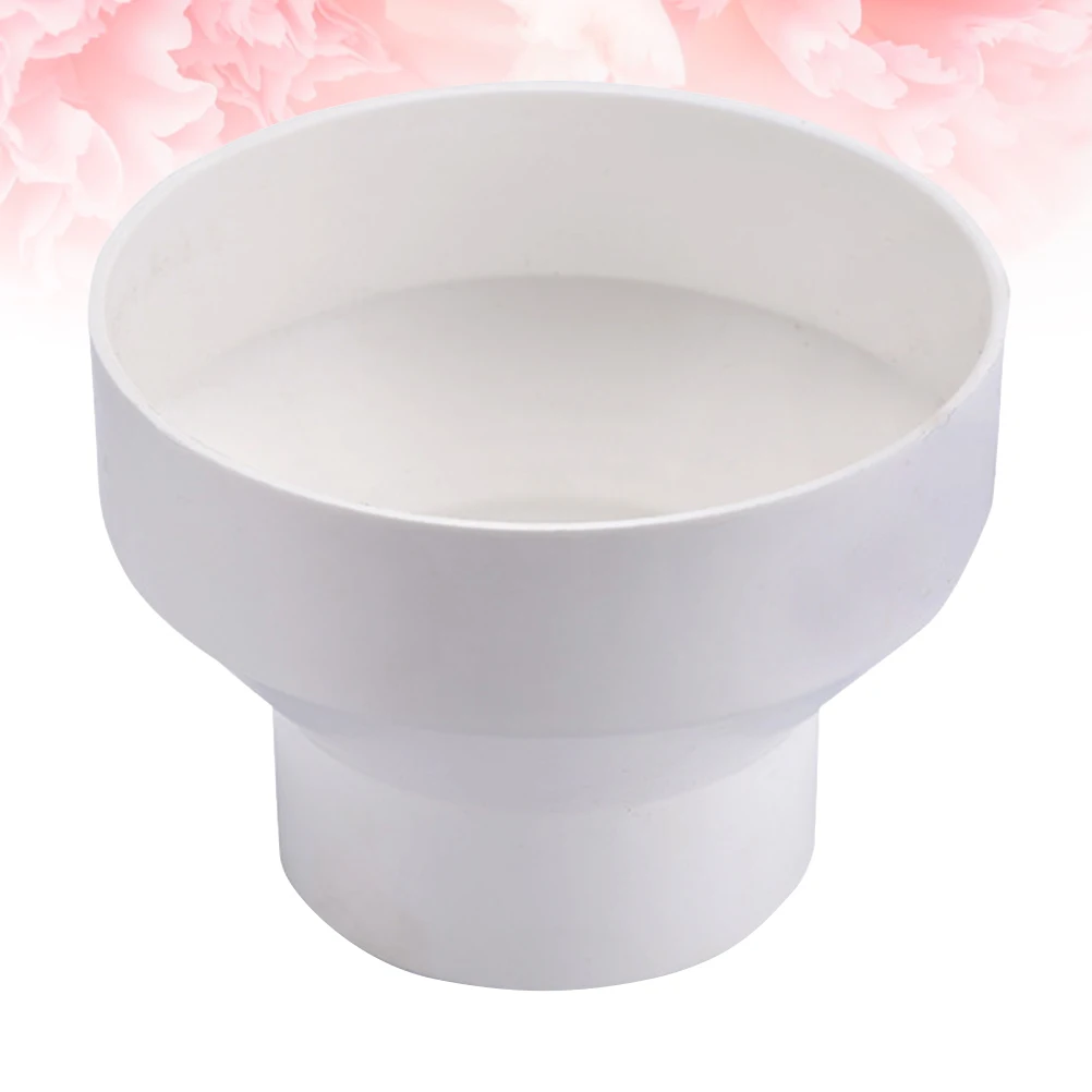 1pc Abs Plastic Pipe For Kitchen Ventilator 200Mm To 150Mm Durable Non-Toxic Air Duct Reducing Kitchen Ventilator Connector